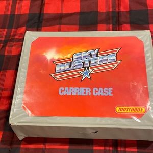 Vintage matchbox sky busters carrier case